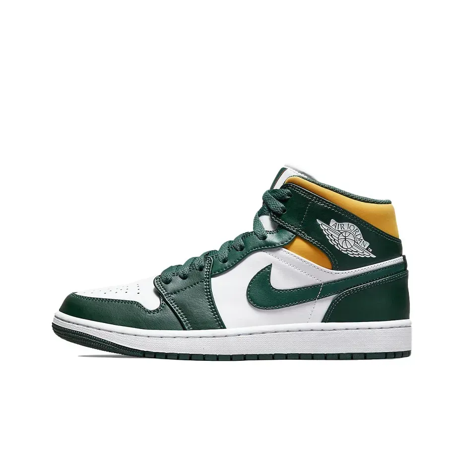 Высокие кроссовки Air Jordan 1 Mid Sonics (Зелёный) Унисекс Высокие кроссовки Air Jordan 1 Mid Sonics (Зелёный) Унисекс