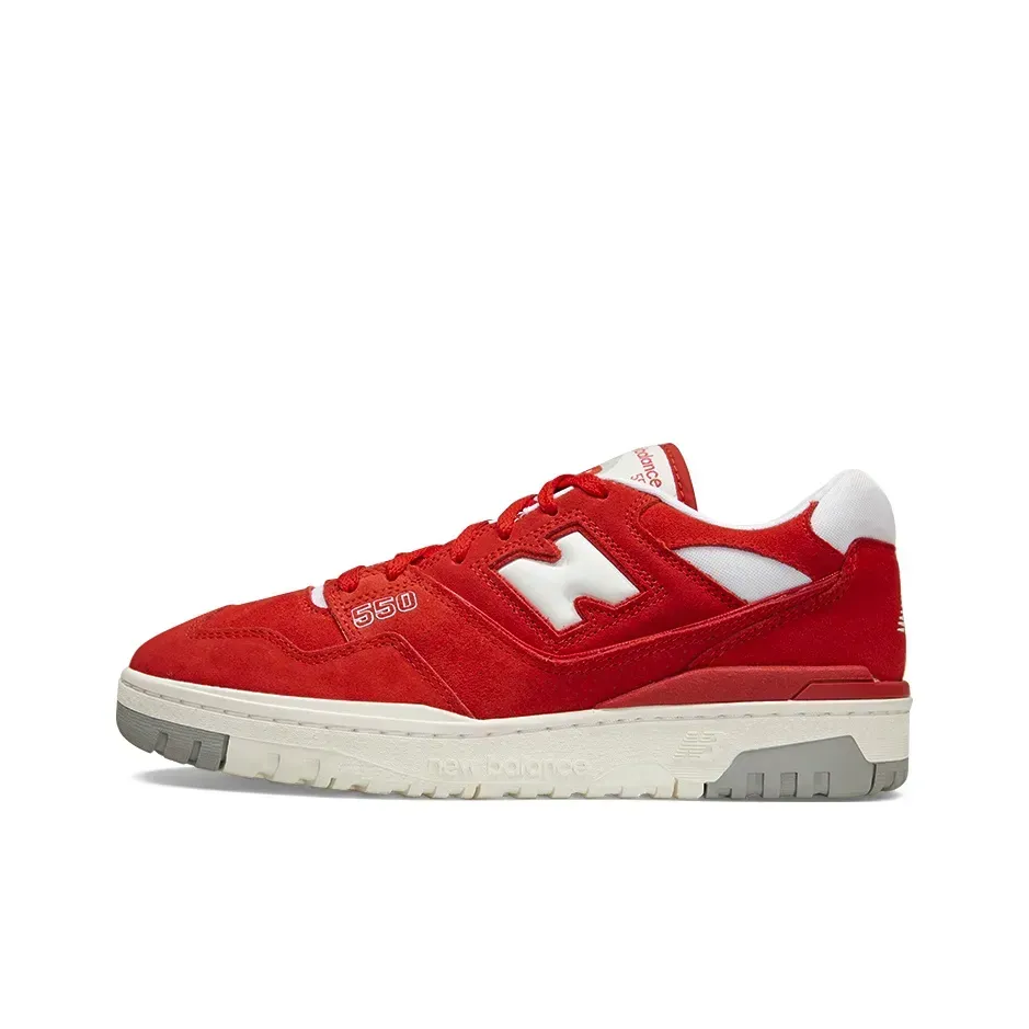 New Balance 550 Suede Pack Team Red Красный