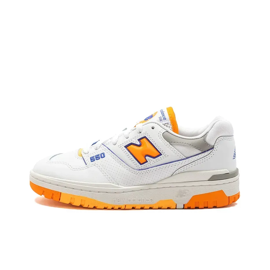 New Balance NB 550 Low Top Vintage Basketball Sneakers Белый Желтый