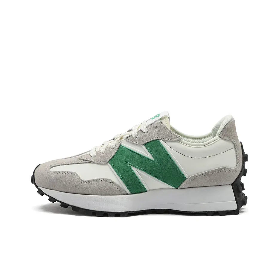 New Balance NB 327 Low Top Повседневные Беговые Кроссовки Белые Серые Зеленые