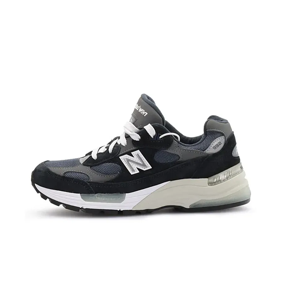 New Balance NB 992 Resistant to Wear Low Top Casual Urban Commuter Running Shoes Unisex Navy