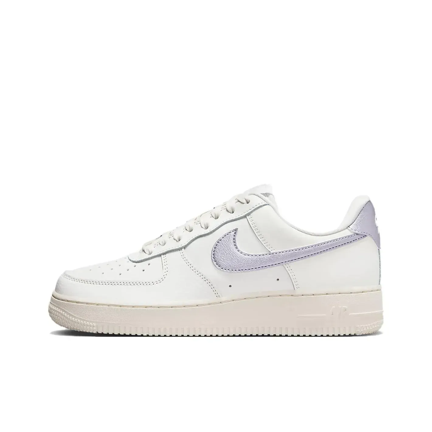 Nike Air Force 1 '07 Metallic Purple Low Skateboarding Sneakers Women's