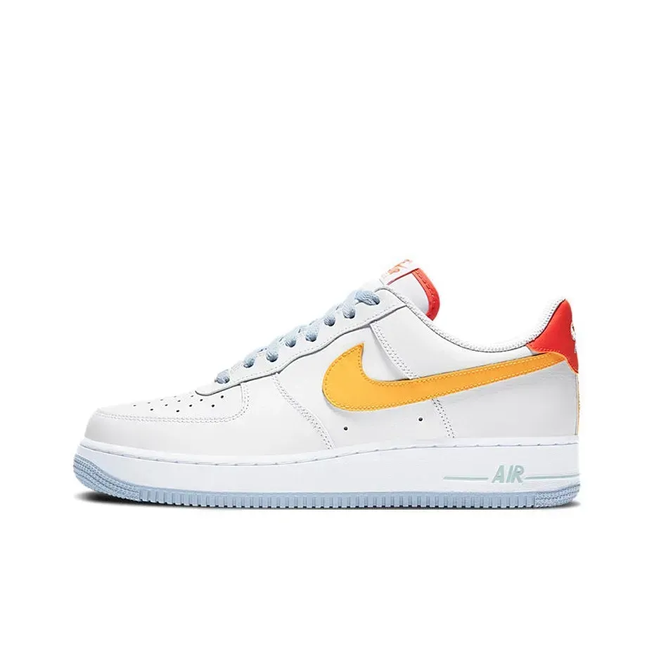 Nike Air Force 1 Be Kind Белый Синий Желтый