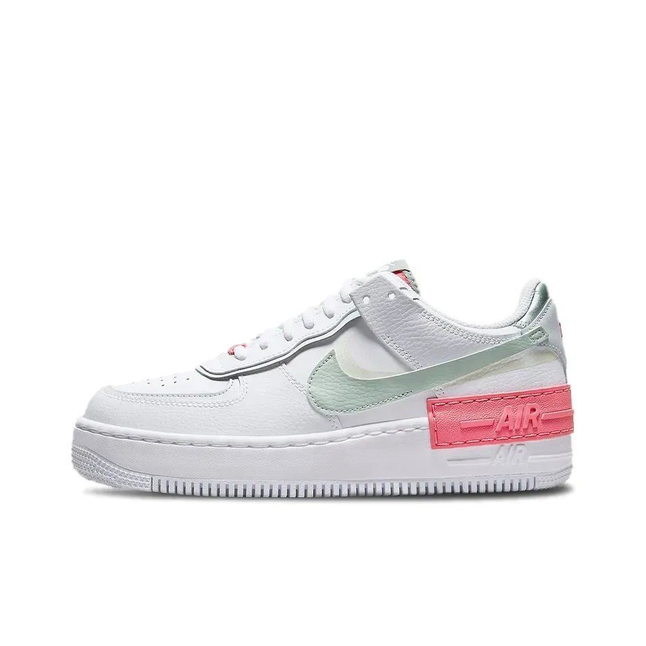 Nike Air Force 1 Белый/Зеленый/Розовый