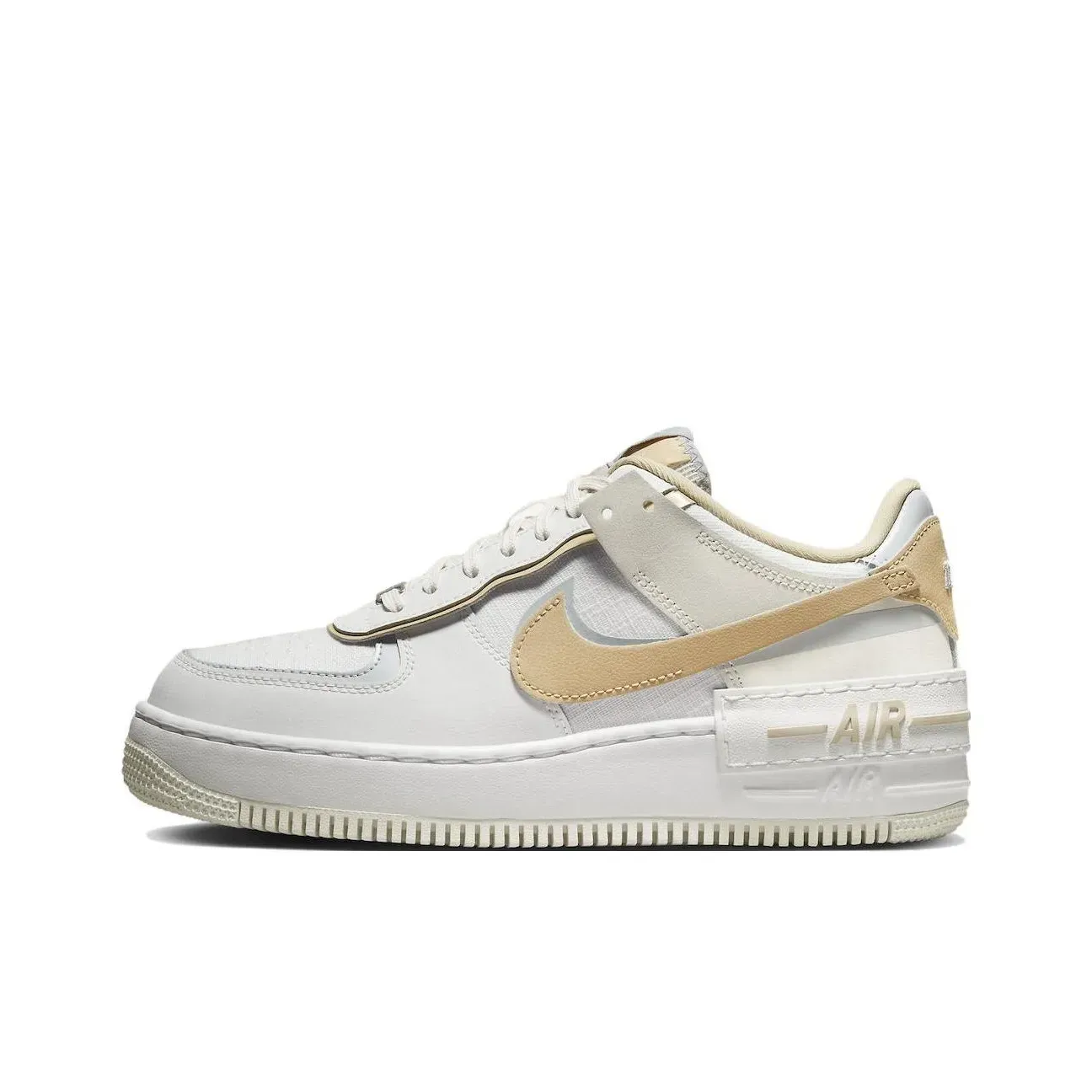 Nike Air Force 1 Shadow Slip-on Белый Золотой