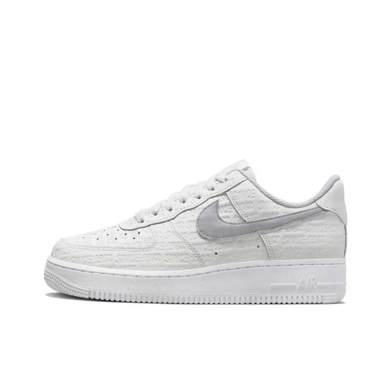 Nike Air Force 1 'SINCE 1982' Low Металлический Серебристый Белый Nike Air Force 1 'SINCE 1982' Low Металлический Серебристый Белый