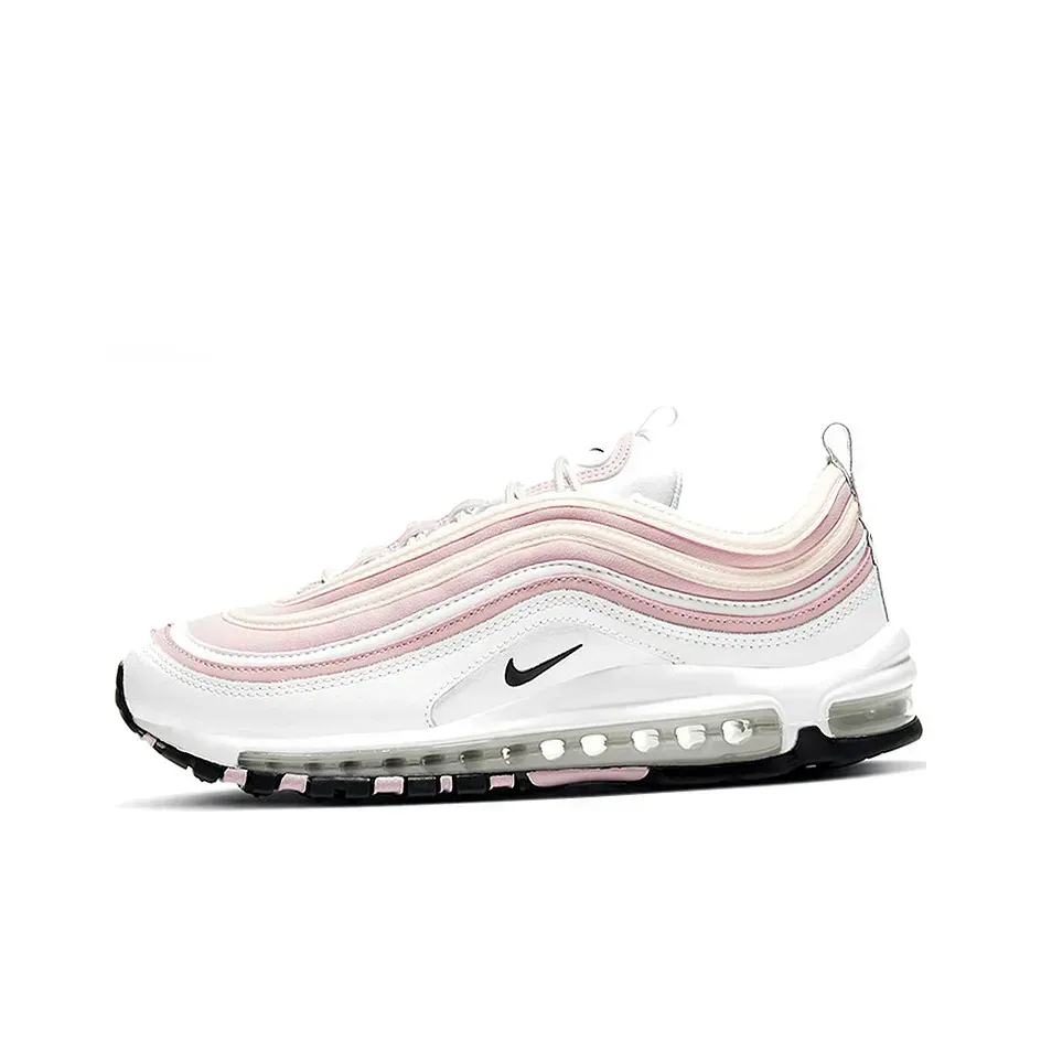 Nike Air Max 97 Устойчивый к истиранию Низкий Топ Повседневные Беговые кроссовки Женские Розовый Nike Air Max 97 Устойчивый к истиранию Низкий Топ Повседневные Беговые кроссовки Женские Розовый