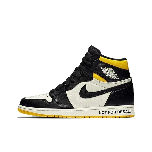 Nike AJ 1 I Retro High Black Yellow Nike AJ 1 I Retro High Black Yellow