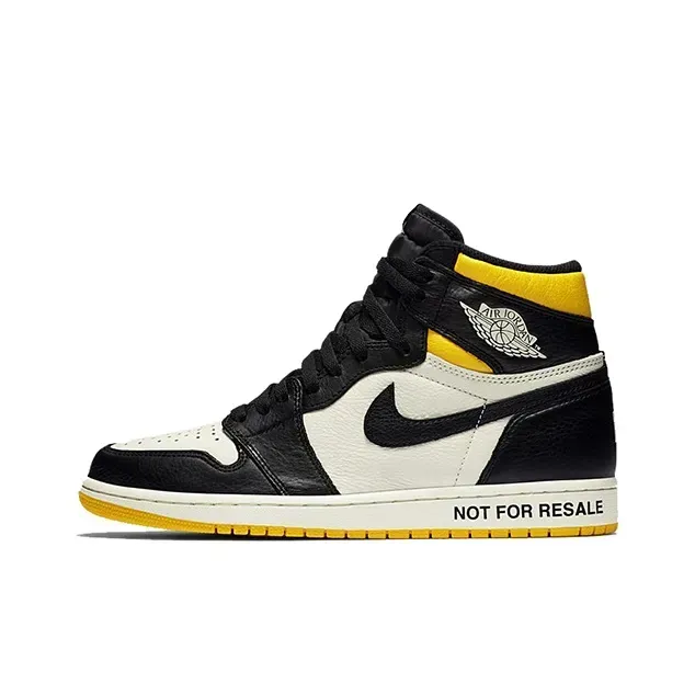 Nike AJ 1 I Retro High Black Yellow Nike AJ 1 I Retro High Black Yellow