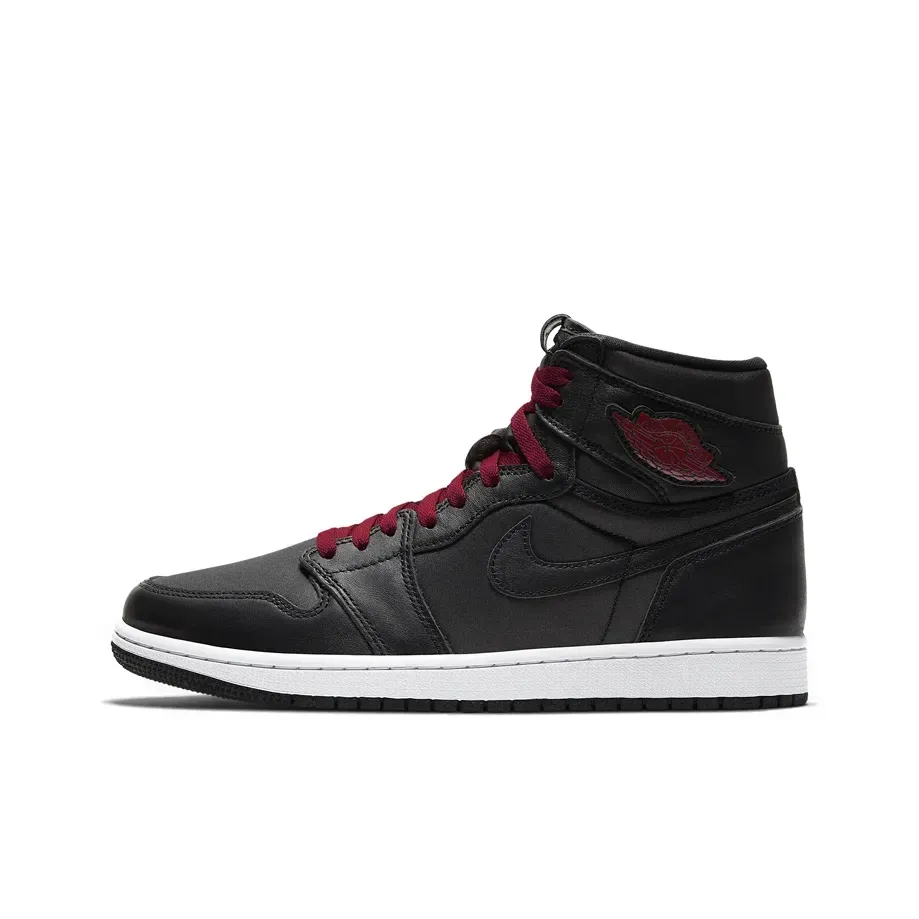 Кроссовки Air Jordan 1 High Nike AJ I 1 Retro High OG Black Red (2020) (Мужской)
