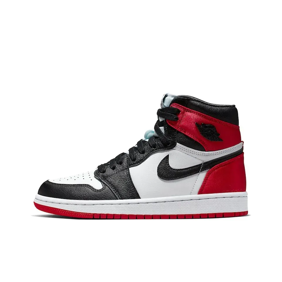 Nike AJ I 1 Retro High Satin Black Toe