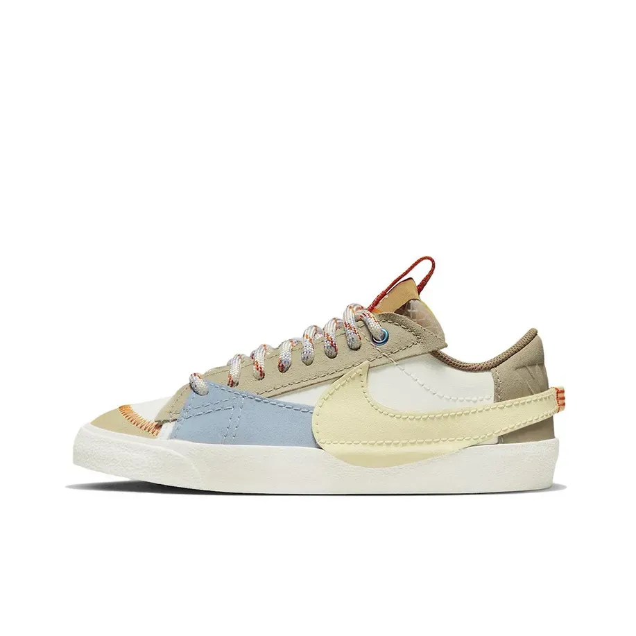 Nike Blazer Low Top Skateboard Sneakers Women's Beige