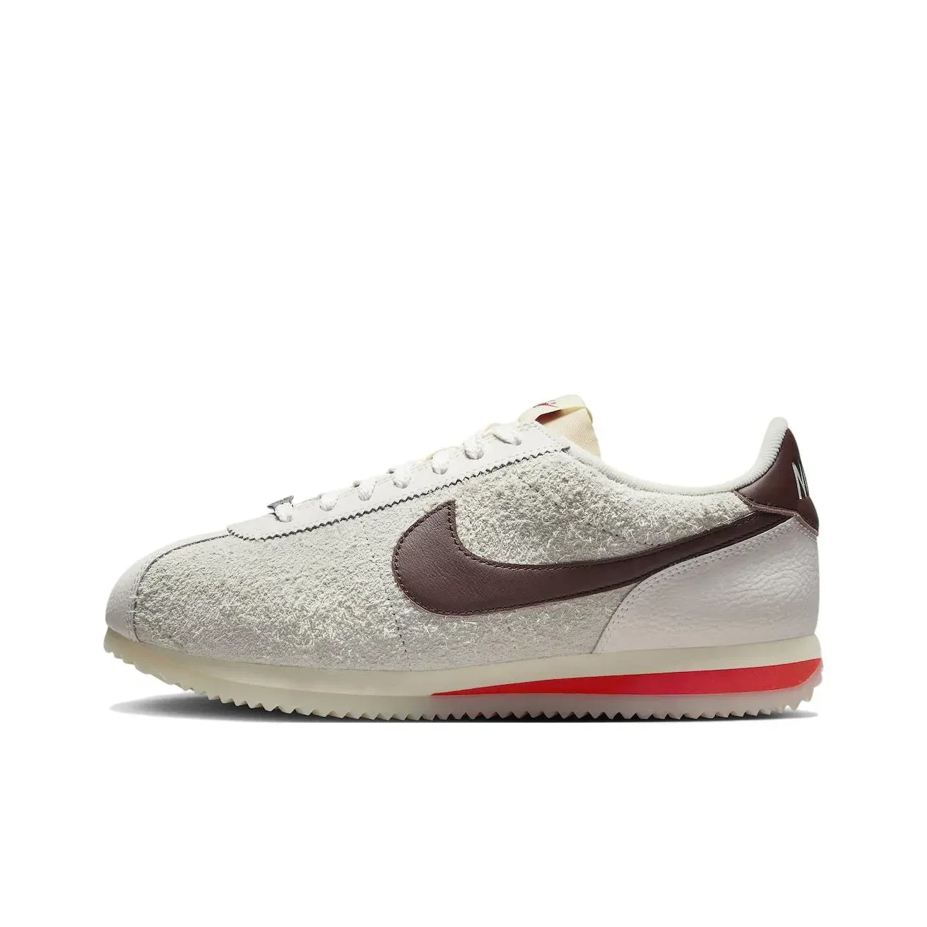 Nike Cortez Shock Absorbers Slip-resistant Abrasion-resistant Low Top Casual Running Shoes Women's Light Orewood Brown