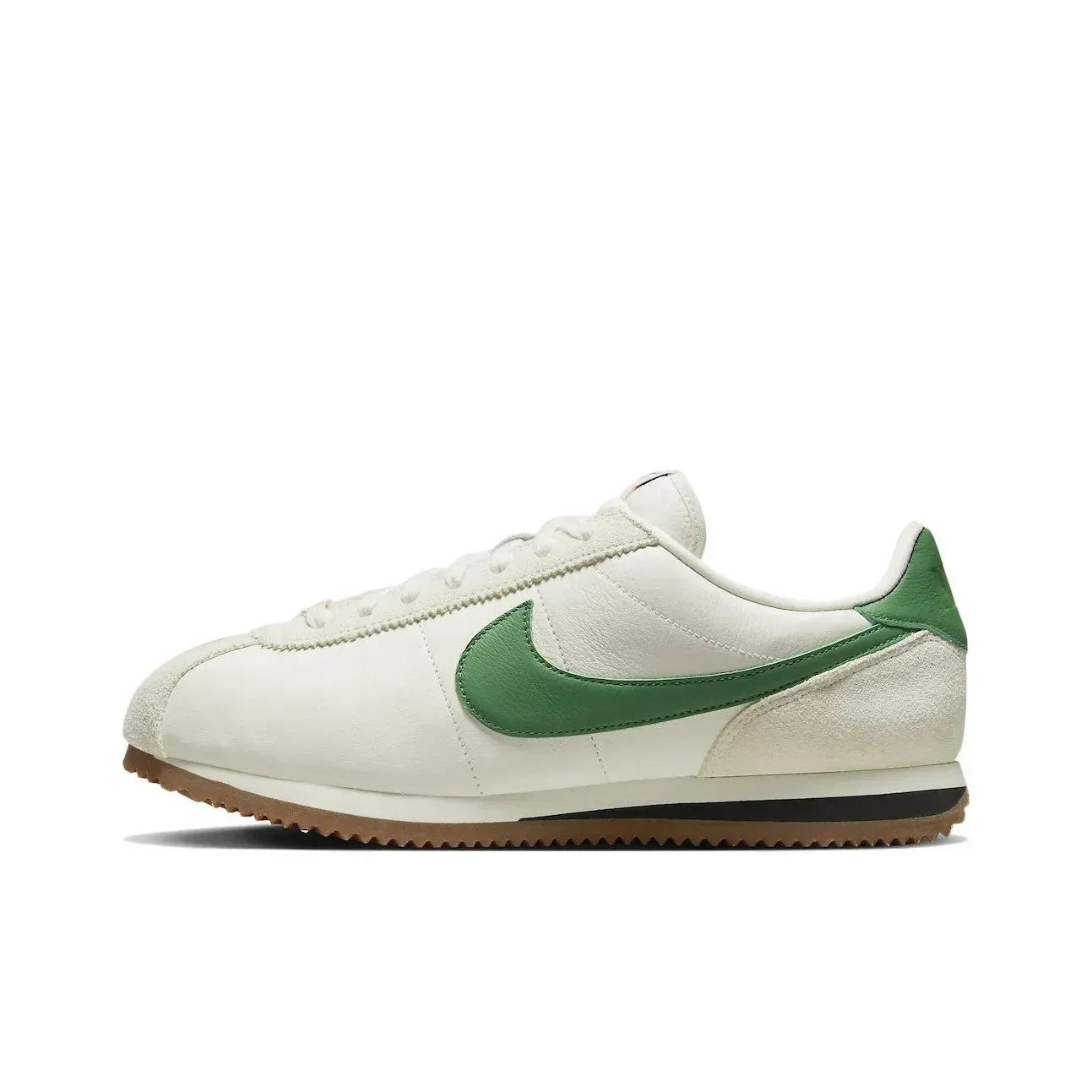 Nike Cortez Shock Blocks Non-slip Abrasion-resistant Low Top Running Shoes Men's White Green Nike Cortez Shock Blocks Non-slip Abrasion-resistant Low Top Running Shoes Men's White Green