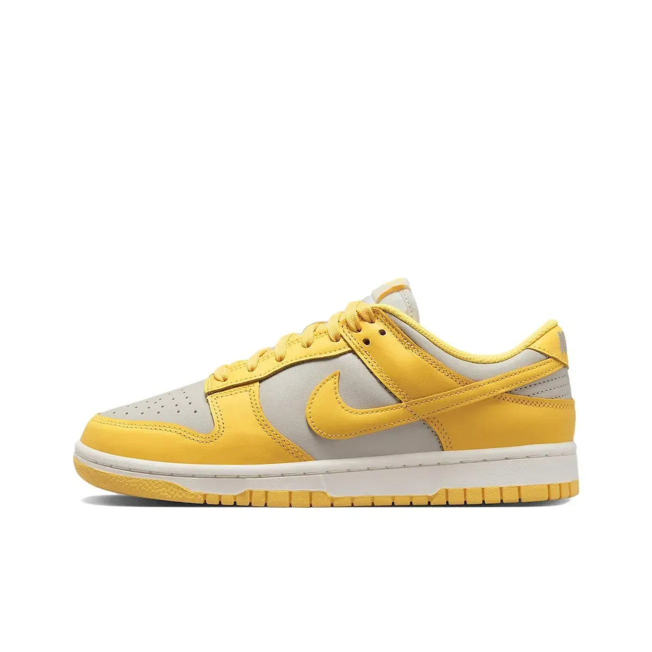 Nike Dunk Low Top Skateboard Женские Желто-серые