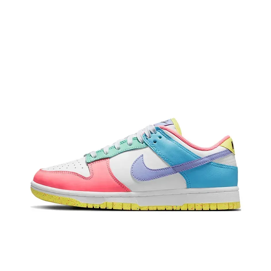 Nike Dunk SE 'Easter Candy' Low Skateboarding Sneakers Белый Фиолетовый Красный Nike Dunk SE 'Easter Candy' Low Skateboarding Sneakers Белый Фиолетовый Красный