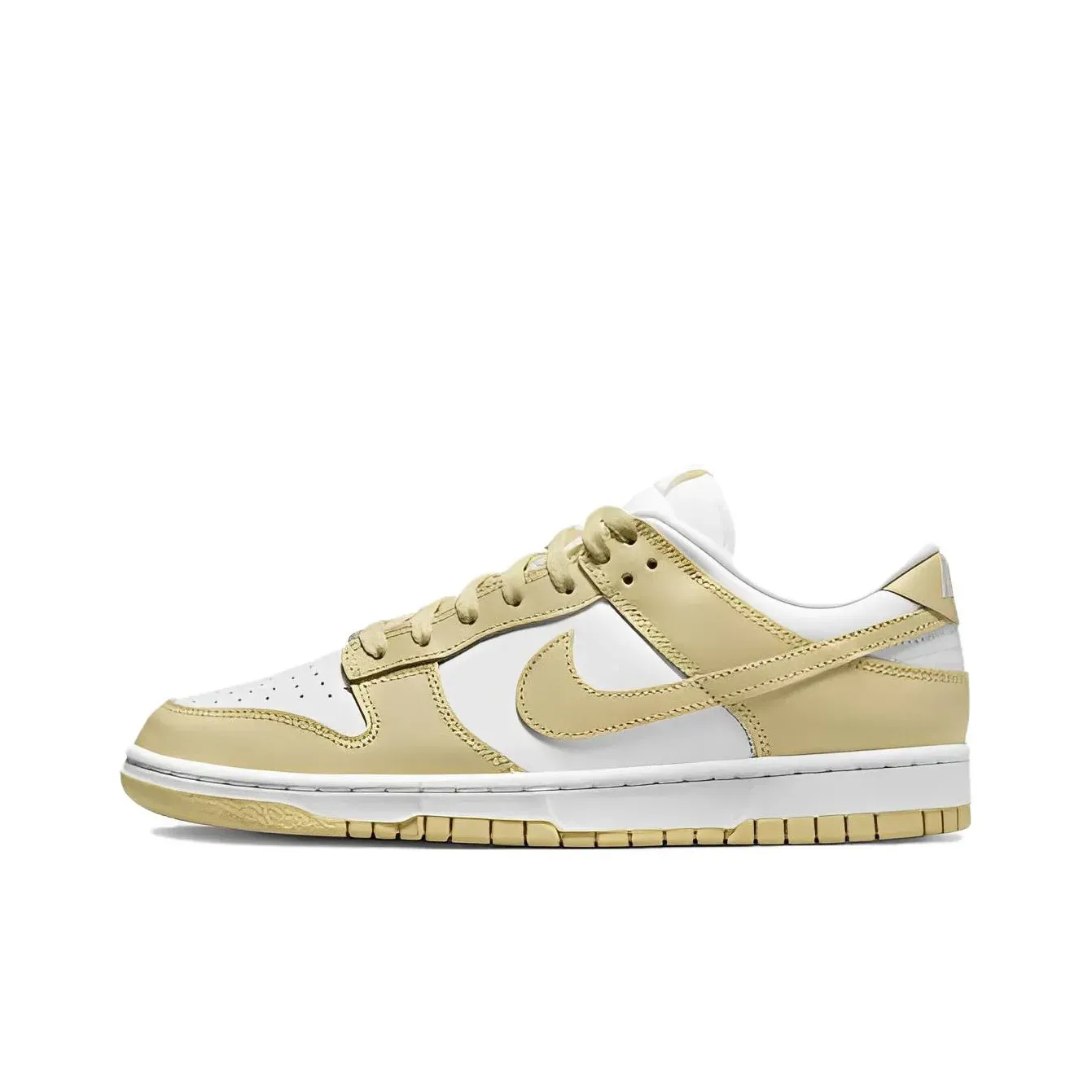 Nike Dunk 'Team Gold' Low Skateboarding Shoes Men's Ecru Nike Dunk 'Team Gold' Low Skateboarding Shoes Men's Ecru