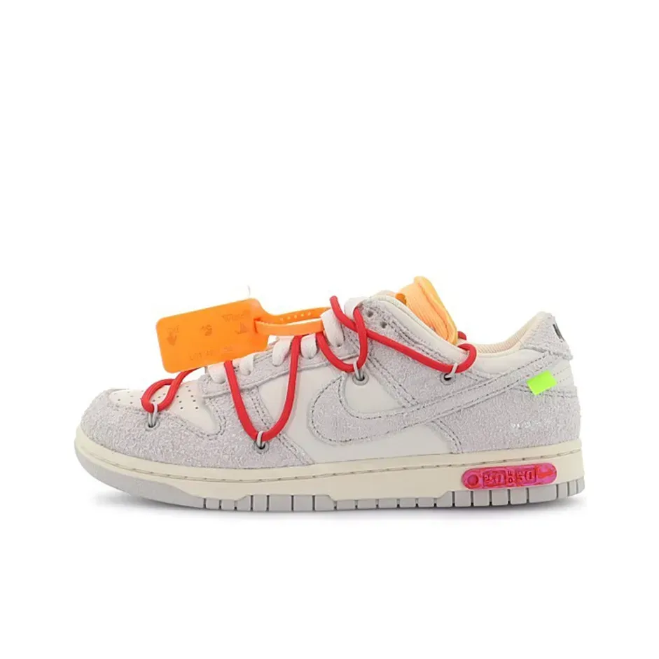 Nike Dunk 'The 50' Low Skateboard Sneakers Grey White