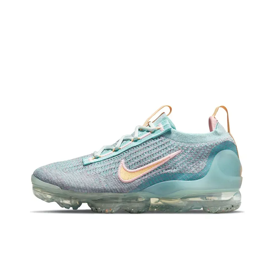 Nike VaporMax 2021 Low Top Повседневные Беговые Кроссовки Зеленый