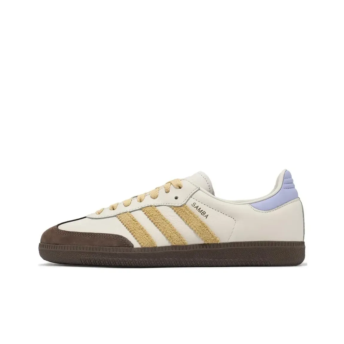 Adidas Originals SAMBA OG Low Top Skateboard Sneakers Beige Yellow