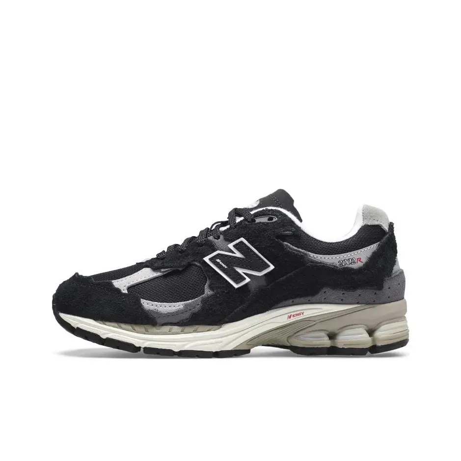 Низкие кроссовки New Balance 2002R Protection Pack-Black Grey (Чёрный) Унисекс