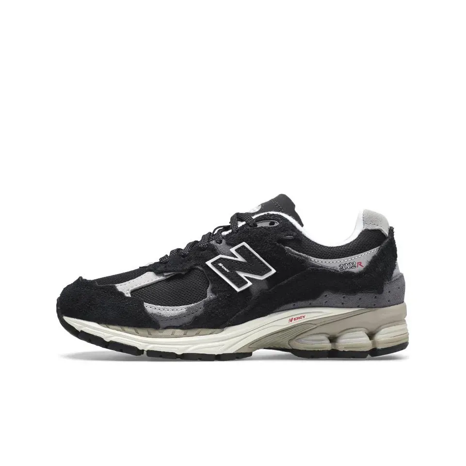 Низкие кроссовки New Balance 2002R Protection Pack-Black Grey (Чёрный) Унисекс