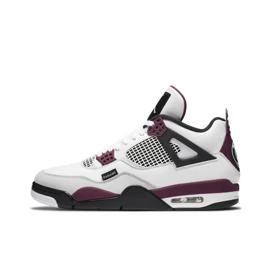 Высокие кроссовки Air Jordan 4 Paris Saint Germain x Air Jordan Bordeaux (Белый) Унисекс Высокие кроссовки Air Jordan 4 Paris Saint Germain x Air Jordan Bordeaux (Белый) Унисекс
