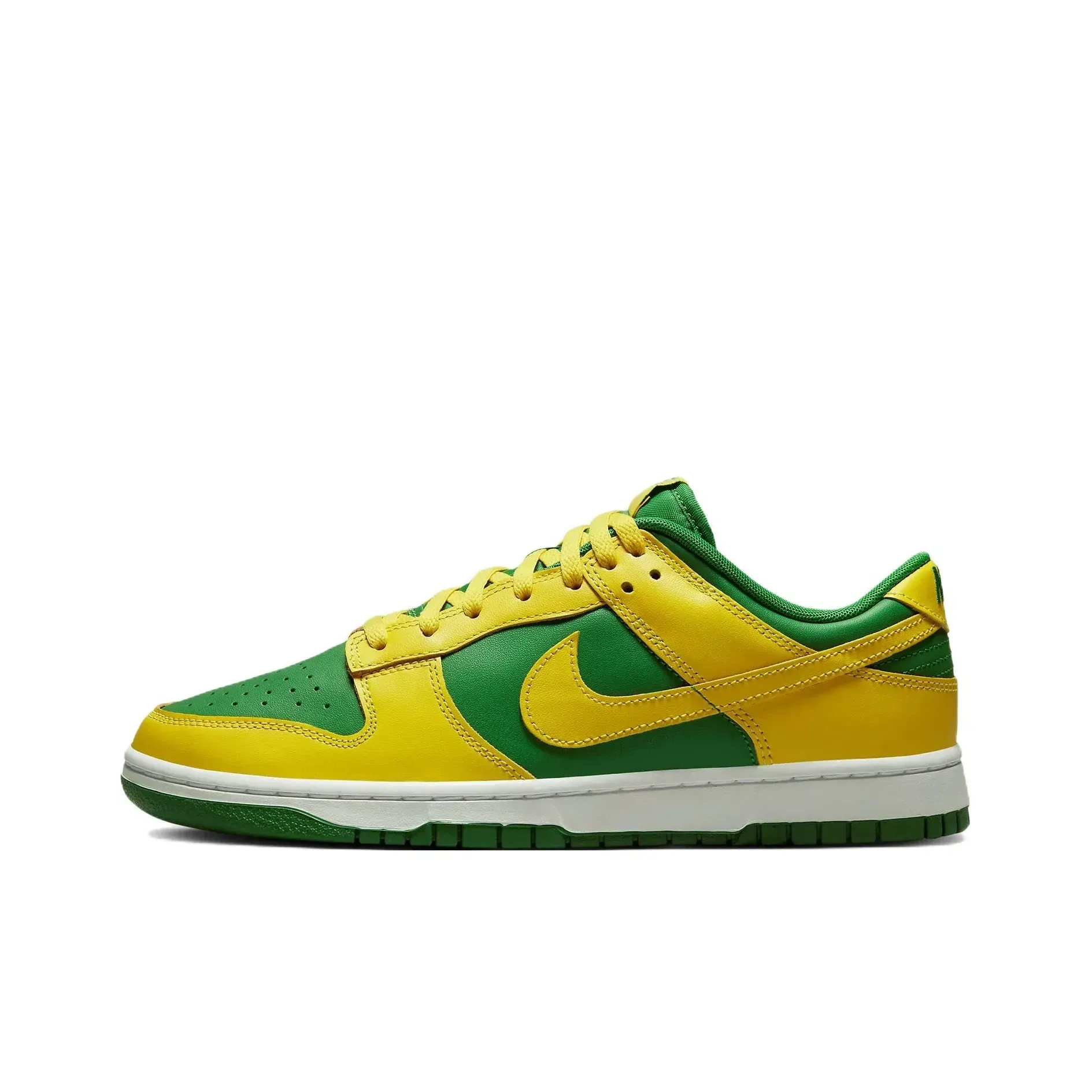 Низкие кроссовки Nike Dunk Low Reverse Brasil (Желтый) Унисекс