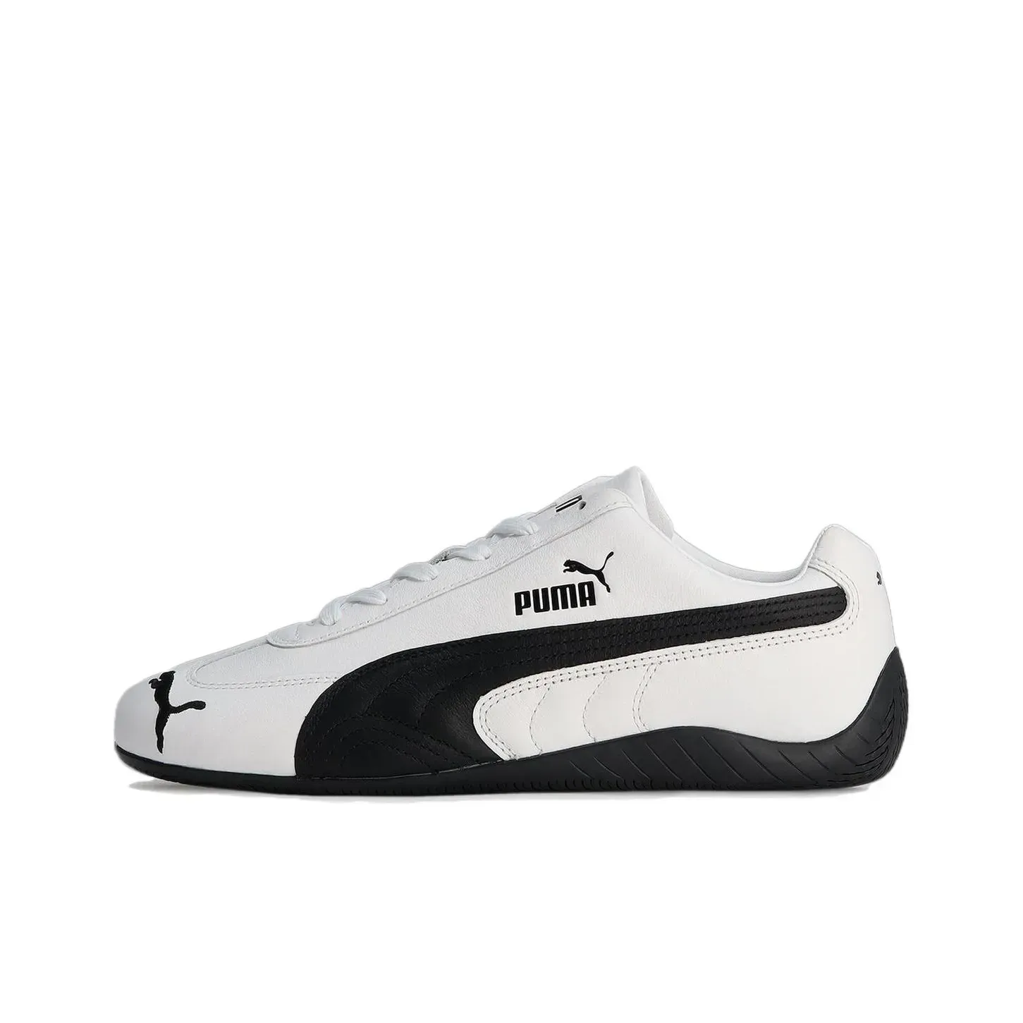 Кроссовки Puma Speedcat Leather 'White Black' (Белые) Унисекс