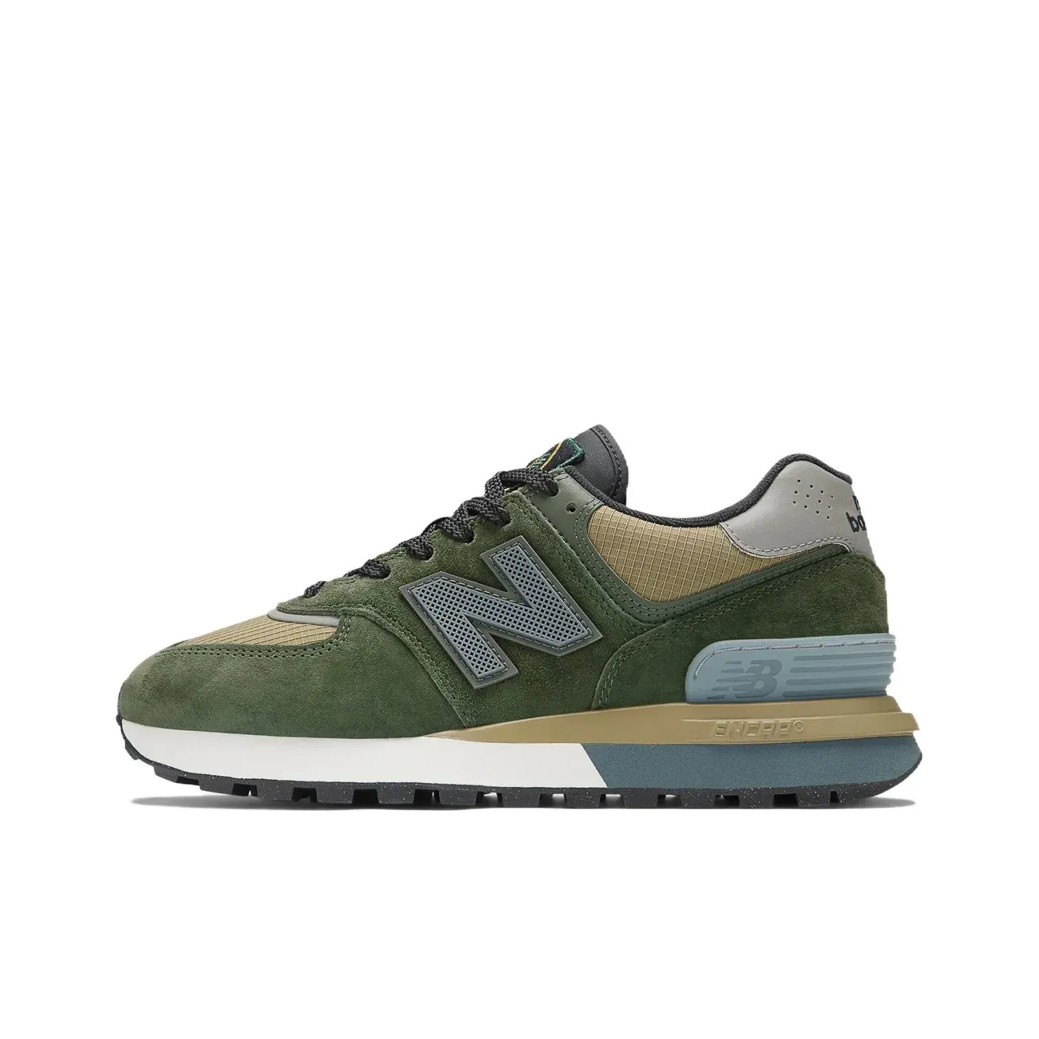 Stone Island x New Balance 574 Зеленый