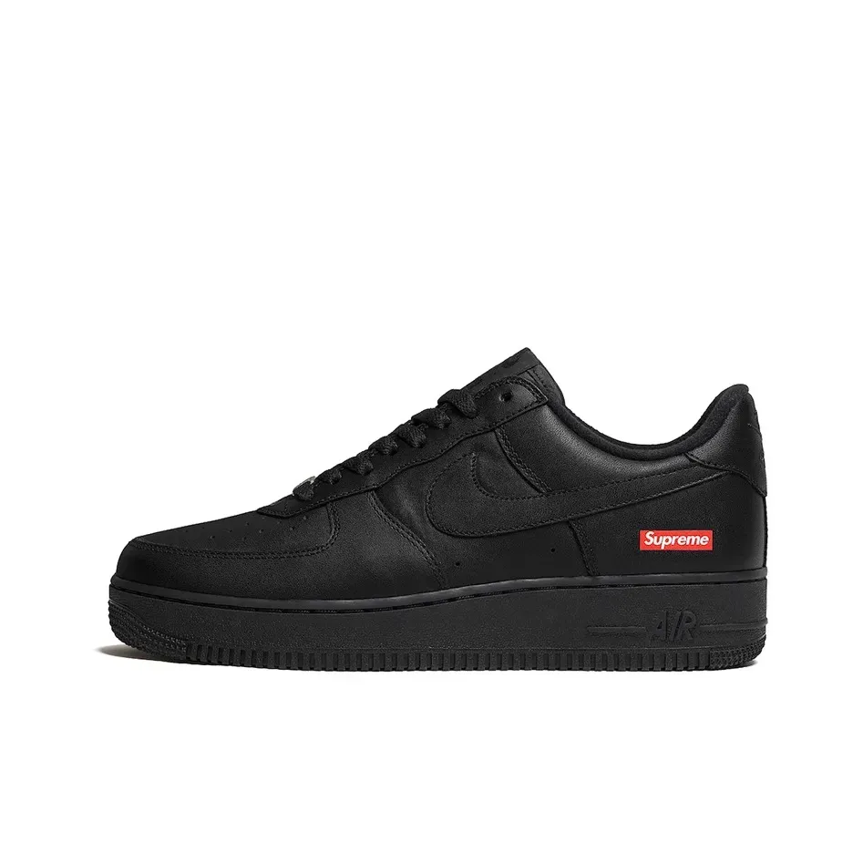Низкие кроссовки Nike Air Force 1 Low Supreme 1 Black (SS20) (Чёрный) Мужской