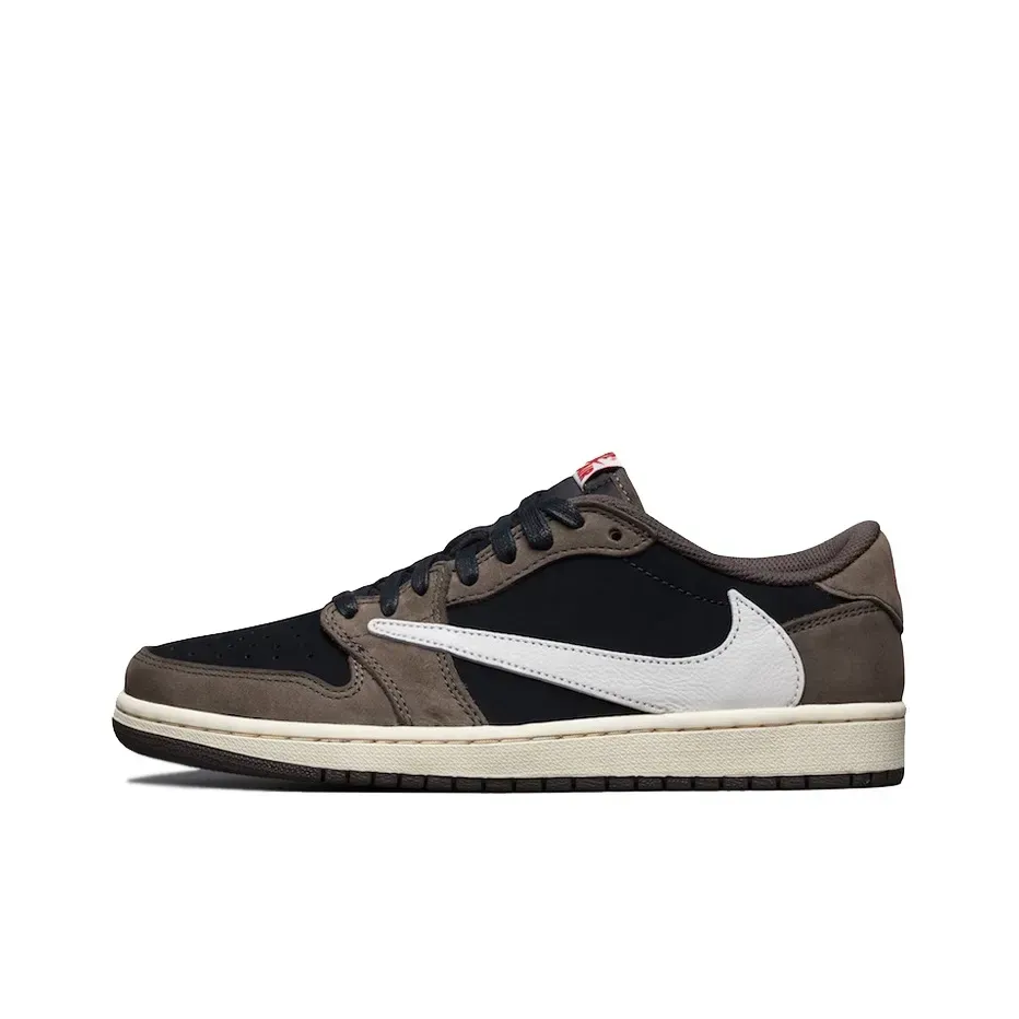 Низкие кроссовки Air Jordan 1 Low Travis Scott OG 'Dark Mocha' (2019) (Коричневый) Мужской