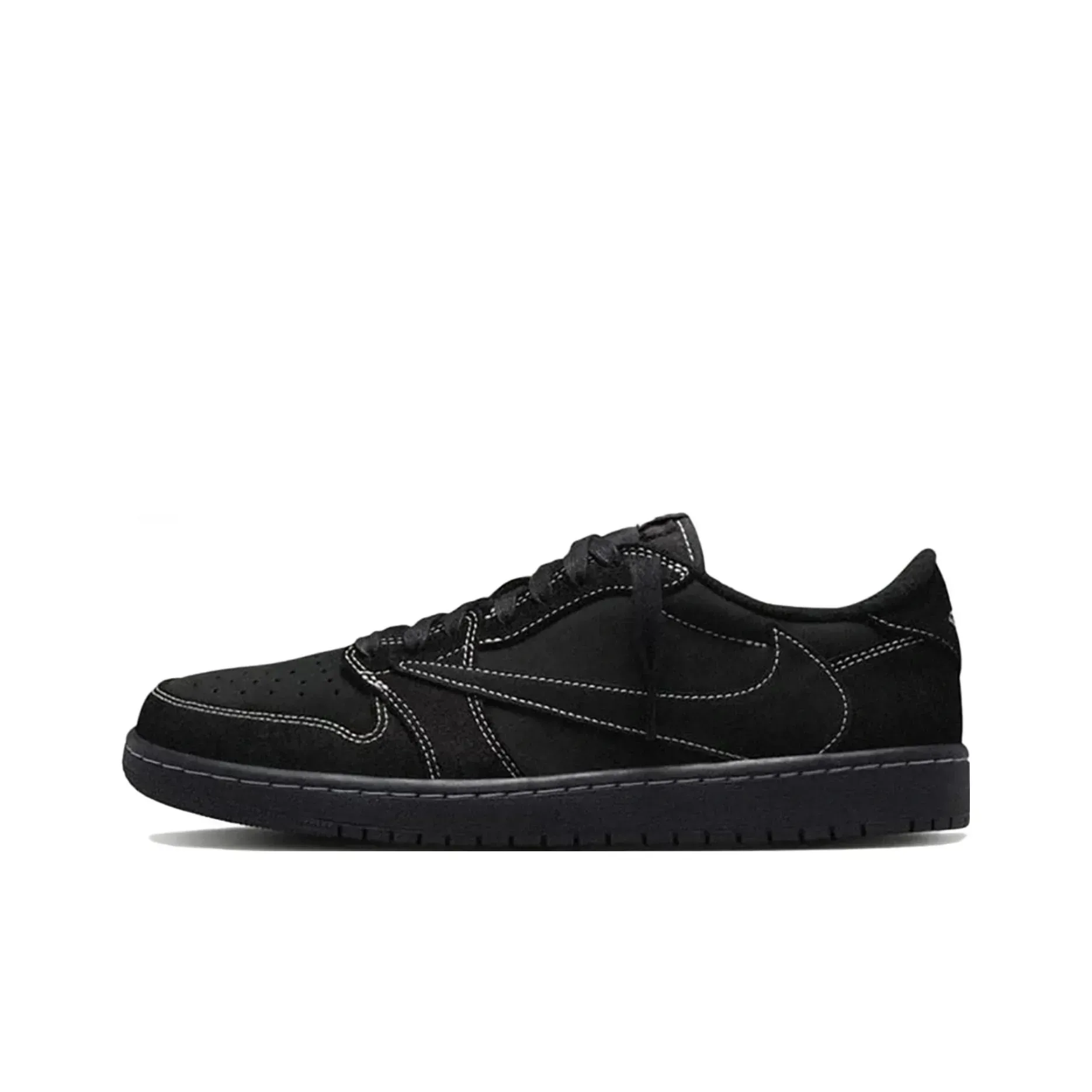 Низкие кроссовки Air Jordan Air Jordan 1 Low Travis Scott OG SP Black Phantom (Чёрный) Унисекс