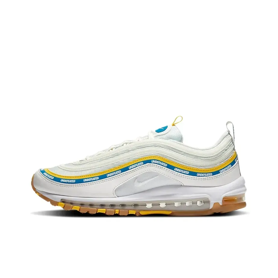 Nike UNDEFEATED x Nike Air Max 97 Low Белый Желтый Синий Nike UNDEFEATED x Nike Air Max 97 Low Белый Желтый Синий