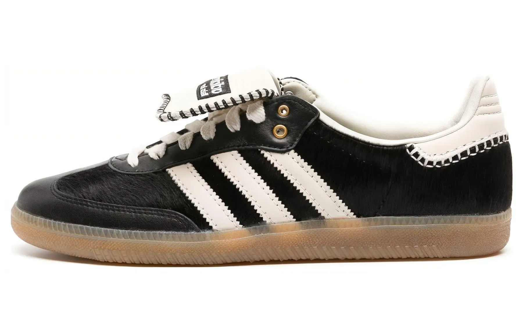 Низкие кроссовки Adidas Samba Wales Bonner x Samba Pony 'Black' (Унисекс)