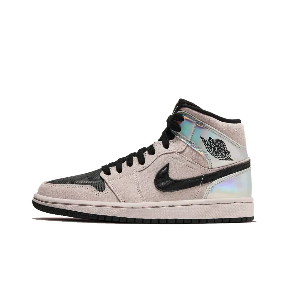Wmns 1 Mid Dirty Powder Iridescent