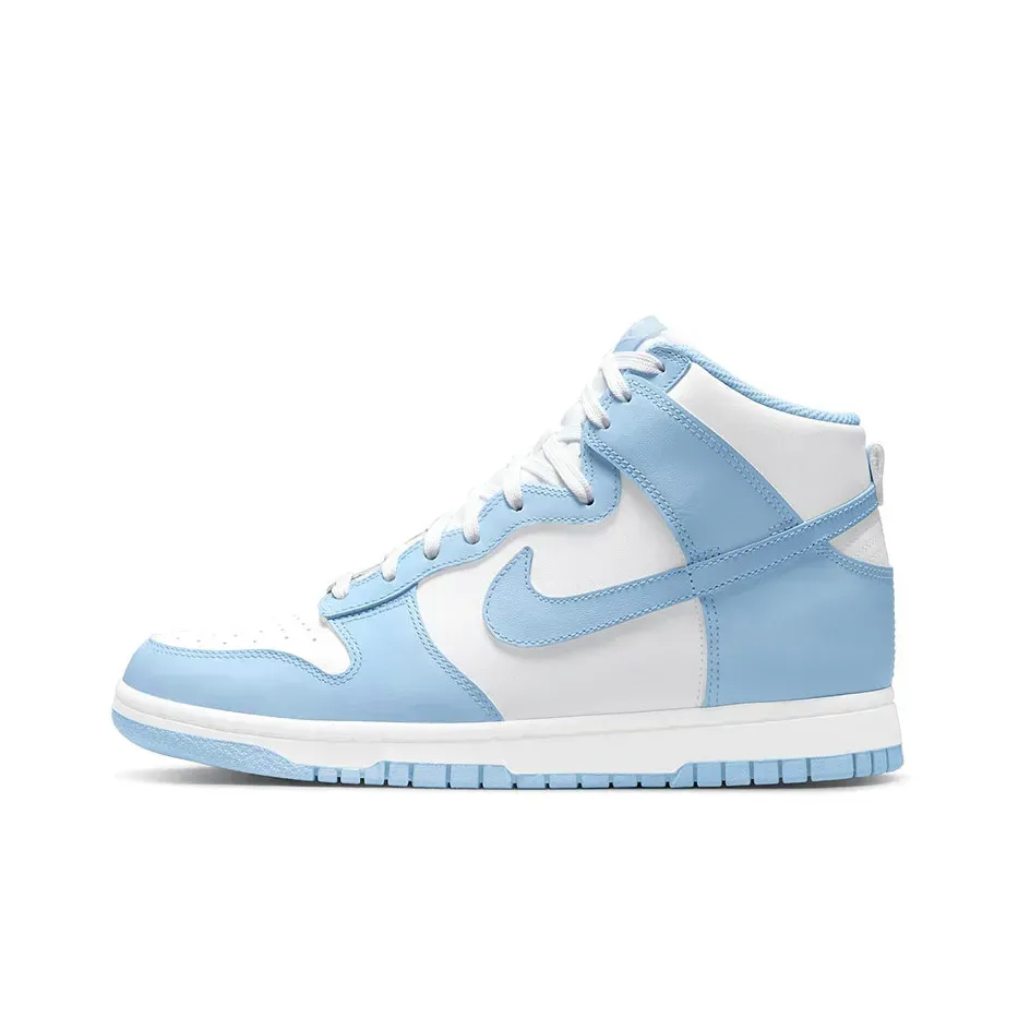 Высокие кроссовки Nike Dunk High Wmns Aluminum (Голубой) Унисекс