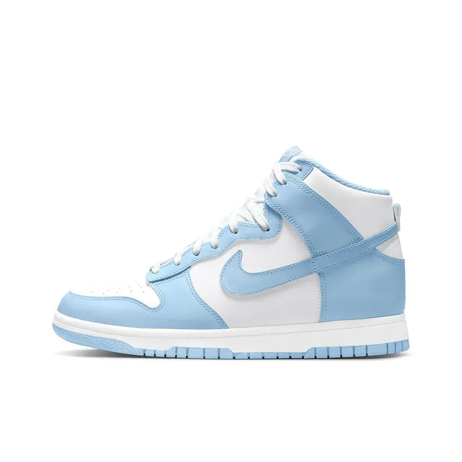Высокие кроссовки Nike Dunk High Wmns Aluminum (Голубой) Унисекс