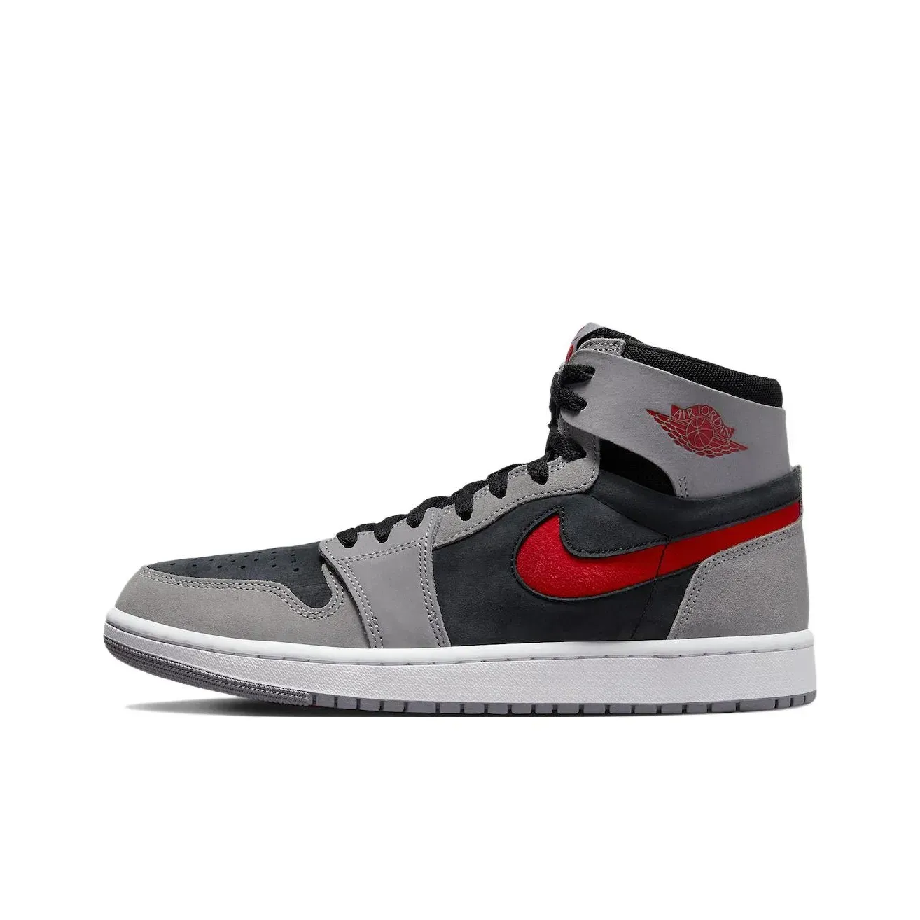 Высокие кроссовки Air Jordan Air Jordan 1 High Zoom Comfort 2 Cement Fire Red (Серый) Унисекс