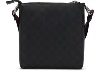 Gucci Messenger GG Supreme Small Black/Grey фото
