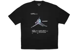 23 Engineered Graphic Black T-Shirt