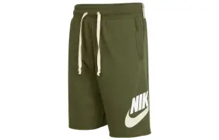 Green Swoosh Shorts