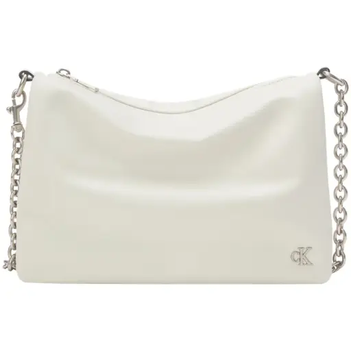 Calvin Klein Small Square Shoulder Bag Ivory