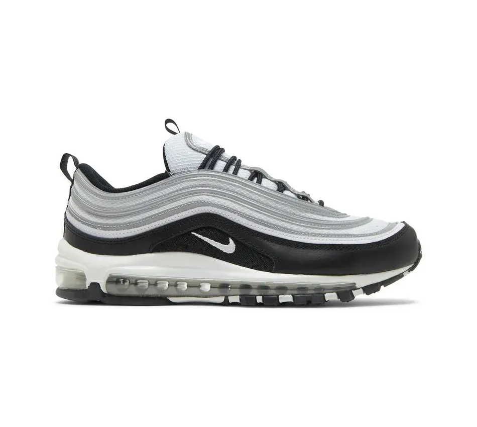 Black Metallic Silver