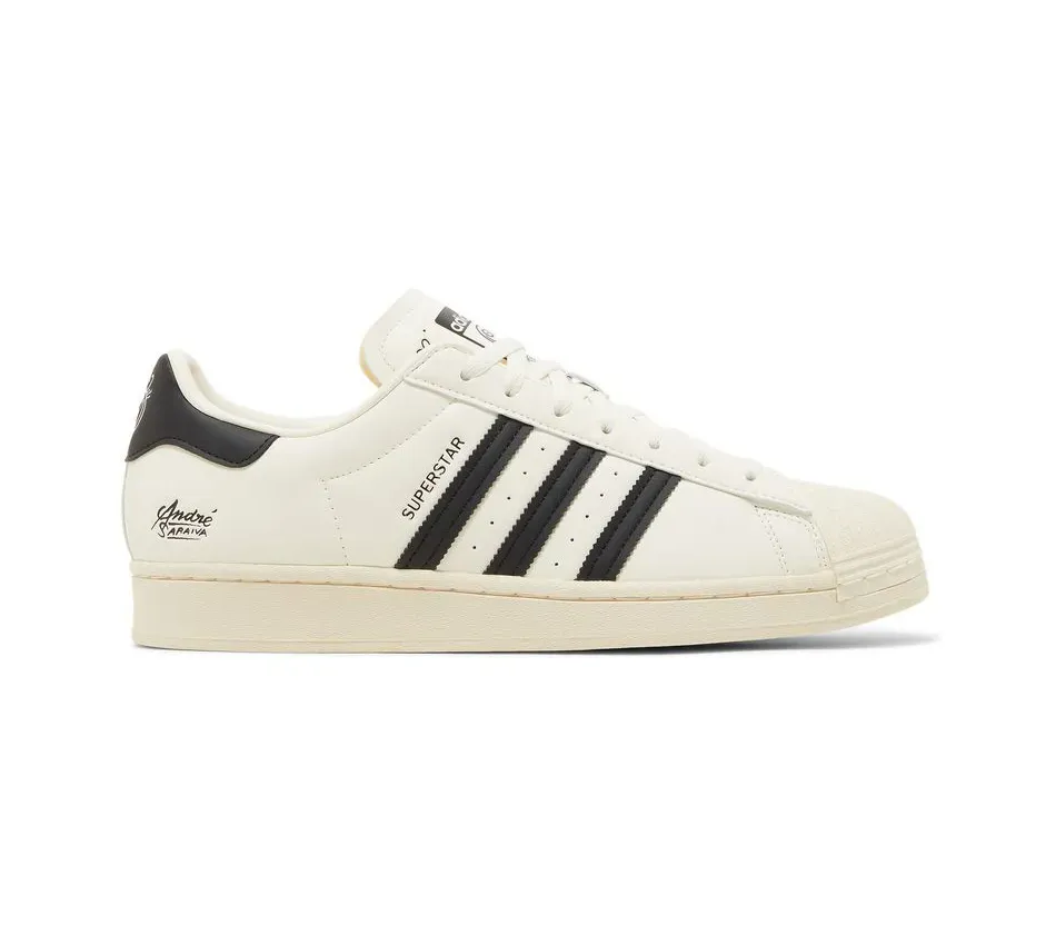 Andre Saraiva X Superstar Chalk White Black